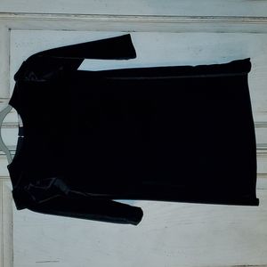 J crew crewcuts velvet dress with ruffle sleeves